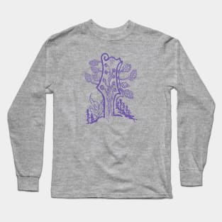 Pick'N Hops (purple outline) Long Sleeve T-Shirt